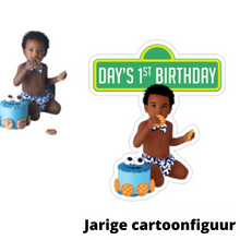 Afbeelding in Gallery-weergave laden, Gepersonaliseerde Koekie Monster ronde regenboog lollies