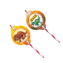 Afbeelding in Gallery-weergave laden, Gepersonaliseerde Dino rietjes