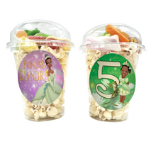Afbeelding in Gallery-weergave laden, Gepersonaliseerde Prinses Tiana snoep en popcorn bekers