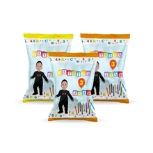 Afbeelding in Gallery-weergave laden, Gepersonaliseerde ABC 123 chips zakjes