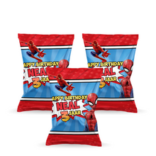 Afbeelding in Gallery-weergave laden, Gepersonaliseerde Spider-Man chips zakjes