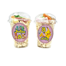 Afbeelding in Gallery-weergave laden, Gepersonaliseerde Pokémon (Meisjes) snoep en popcorn bekers