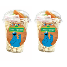Afbeelding in Gallery-weergave laden, Gepersonaliseerde Koekie Monster snoep en popcorn bekers