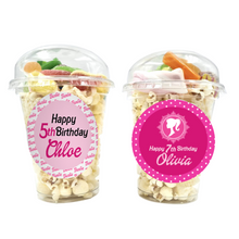 Afbeelding in Gallery-weergave laden, Gepersonaliseerde Barbie snoep en popcorn bekers