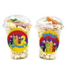 Afbeelding in Gallery-weergave laden, Gepersonaliseerde Teletubbies snoep en popcorn bekers