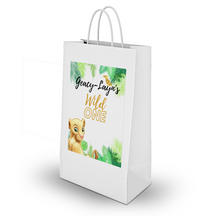 Afbeelding in Gallery-weergave laden, Gepersonaliseerde Nala (Safari-editie) traktatie uitdeel tasjes