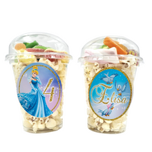 Afbeelding in Gallery-weergave laden, Gepersonaliseerde Assepoester snoep en popcorn bekers