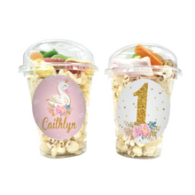 Afbeelding in Gallery-weergave laden, Gepersonaliseerde Zwaan snoep en popcorn bekers