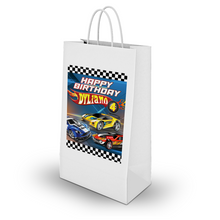 Afbeelding in Gallery-weergave laden, Gepersonaliseerde Hotwheels traktatie uitdeel tasjes