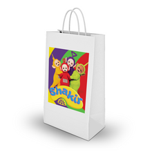 Afbeelding in Gallery-weergave laden, Gepersonaliseerde Teletubbies traktatie uitdeel tasjes