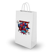 Afbeelding in Gallery-weergave laden, Gepersonaliseerde Spider- en Superman traktatie uitdeel tasjes