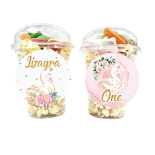 Afbeelding in Gallery-weergave laden, Gepersonaliseerde Zwaan snoep en popcorn bekers