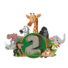 Afbeelding in Gallery-weergave laden, Gepersonaliseerde Jungle Fever centerpiece (tafel decoratie)