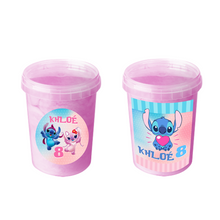 Afbeelding in Gallery-weergave laden, Gepersonaliseerde Stitch suikerspin emmers