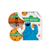 Afbeelding in Gallery-weergave laden, Gepersonaliseerde Koekie Monster Stickers