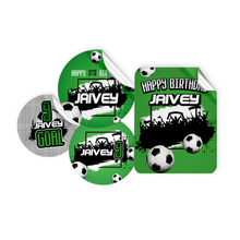 Afbeelding in Gallery-weergave laden, Gepersonaliseerde Voetbal Stickers