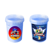 Afbeelding in Gallery-weergave laden, Gepersonaliseerde Sonic suikerspin emmers