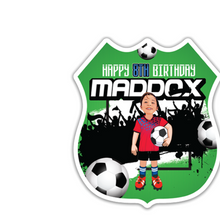 Afbeelding in Gallery-weergave laden, Gepersonaliseerde Voetbal centerpiece (tafel decoratie)