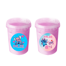 Afbeelding in Gallery-weergave laden, Gepersonaliseerde Stitch suikerspin emmers