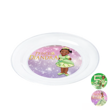 Afbeelding in Gallery-weergave laden, Gepersonaliseerde Prinses Tiana borden