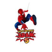 Afbeelding in Gallery-weergave laden, Gepersonaliseerde Spider-Man centerpiece (tafel decoratie)