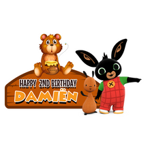 Afbeelding in Gallery-weergave laden, Gepersonaliseerde Bing Safari centerpiece (tafel decoratie)