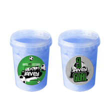 Afbeelding in Gallery-weergave laden, Gepersonaliseerde Voetbal suikerspin emmers