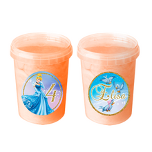 Afbeelding in Gallery-weergave laden, Gepersonaliseerde Assepoester suikerspin emmers