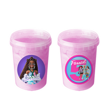 Afbeelding in Gallery-weergave laden, Gepersonaliseerde Barbie Modepop suikerspin emmers