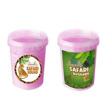 Afbeelding in Gallery-weergave laden, Gepersonaliseerde Safari Wild suikerspin emmers