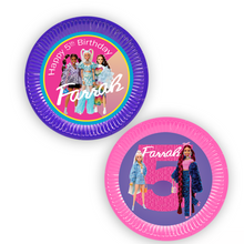 Afbeelding in Gallery-weergave laden, Gepersonaliseerde Barbie Modepop borden