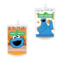Afbeelding in Gallery-weergave laden, Gepersonaliseerde Koekie Monster Drinkzakjes