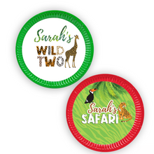 Afbeelding in Gallery-weergave laden, Gepersonaliseerde Safari Wild borden