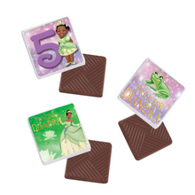Afbeelding in Gallery-weergave laden, Gepersonaliseerde Prinses Tiana napolitaanse chocolaatjes