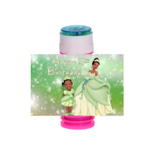 Afbeelding in Gallery-weergave laden, Gepersonaliseerde Prinses Tiana bellenblaas