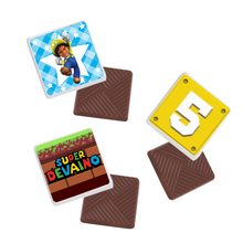 Afbeelding in Gallery-weergave laden, Gepersonaliseerde Super Mario Bros napolitaanse chocolaatjes