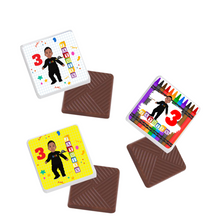 Afbeelding in Gallery-weergave laden, Gepersonaliseerde ABC 123 napolitaanse chocolaatjes