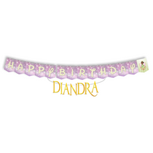 Afbeelding in Gallery-weergave laden, Gepersonaliseerde Prinses Tiana Feest slinger set