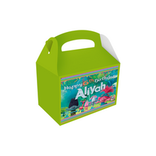 Afbeelding in Gallery-weergave laden, Gepersonaliseerde Trolls traktatie uitdeel doos