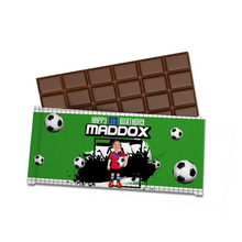 Afbeelding in Gallery-weergave laden, Gepersonaliseerde Voetbal chocoladereep