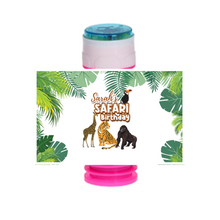 Afbeelding in Gallery-weergave laden, Gepersonaliseerde Safari Wild bellenblaas