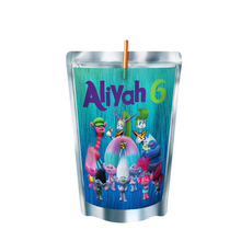Afbeelding in Gallery-weergave laden, Gepersonaliseerde Trolls Capri-Sun labels en stickers
