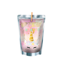 Afbeelding in Gallery-weergave laden, Gepersonaliseerde Golden Unicorn Capri-Sun labels en stickers