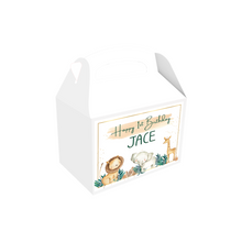 Afbeelding in Gallery-weergave laden, Gepersonaliseerde Safari traktatie uitdeel doos