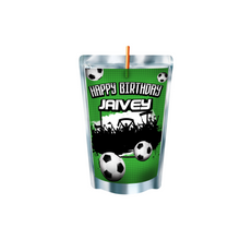 Afbeelding in Gallery-weergave laden, Gepersonaliseerde Voetbal Capri-Sun labels en stickers