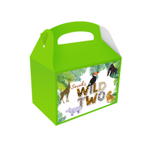 Afbeelding in Gallery-weergave laden, Gepersonaliseerde Safari Wild traktatie uitdeel doos