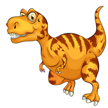 Afbeelding in Gallery-weergave laden, Gepersonaliseerde grote Dino cut-out foamboard