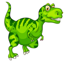 Afbeelding in Gallery-weergave laden, Gepersonaliseerde grote Dino cut-out foamboard