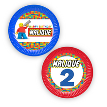 Afbeelding in Gallery-weergave laden, Gepersonaliseerde Lego borden