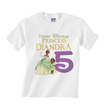 Afbeelding in Gallery-weergave laden, Gepersonaliseerde Prinses Tiana T-shirts